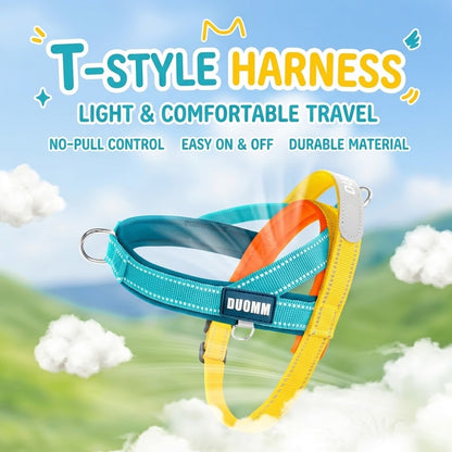 T-Shaped Anti-Pull Reflective Dog Harness