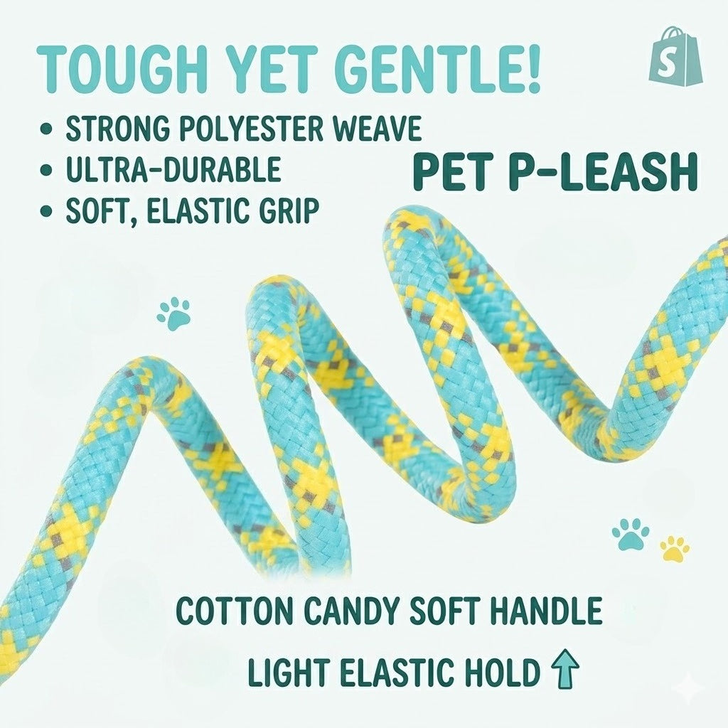 Integrated Anti-Pull Reflective Dog Leash
