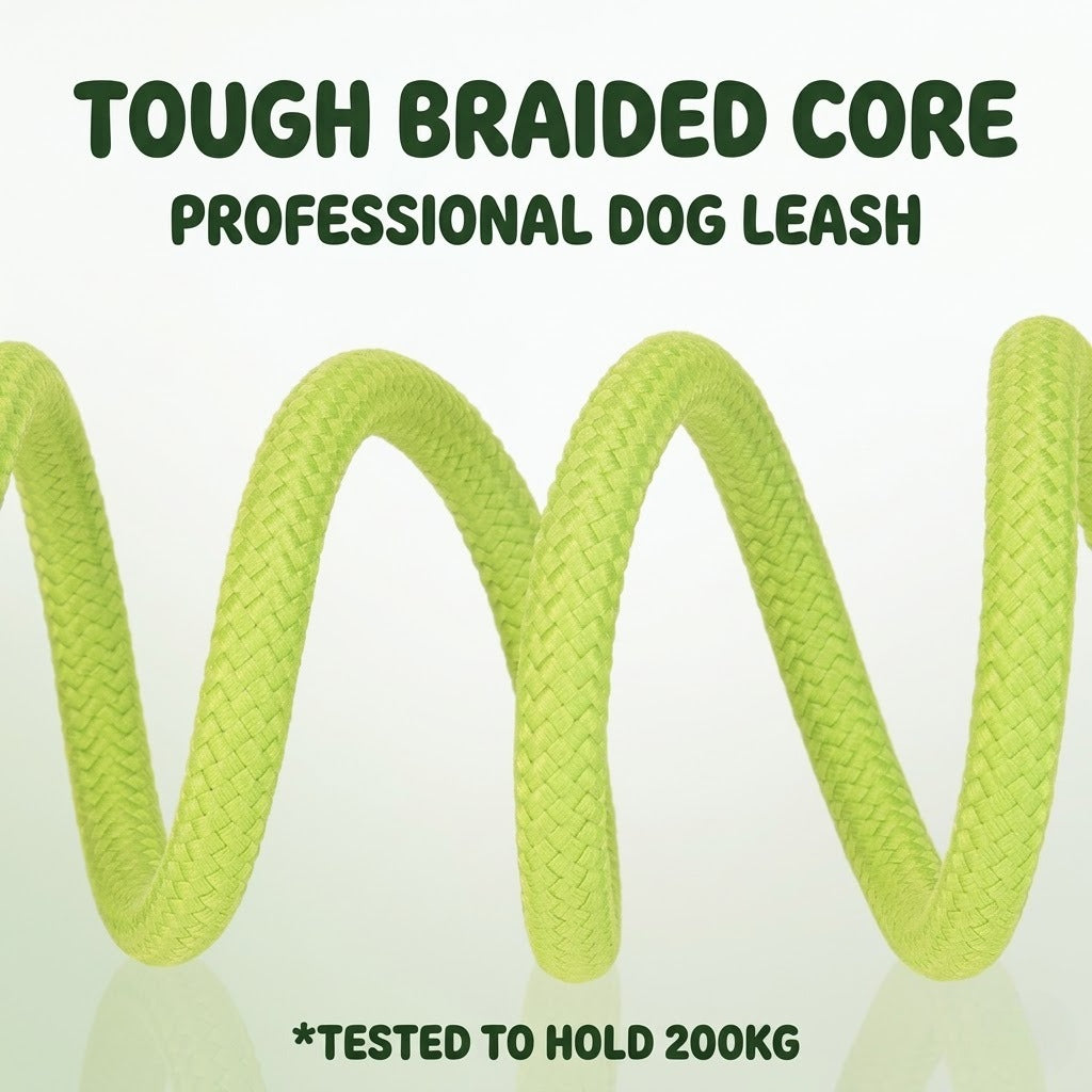 Polka Dot Rope Dog Leash