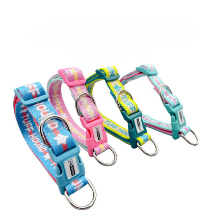 Star Pattern Dog Collar for Dogs – Blue