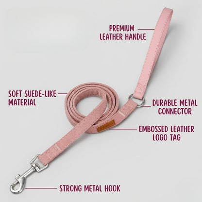 Soft Suede-Like Dog Leash