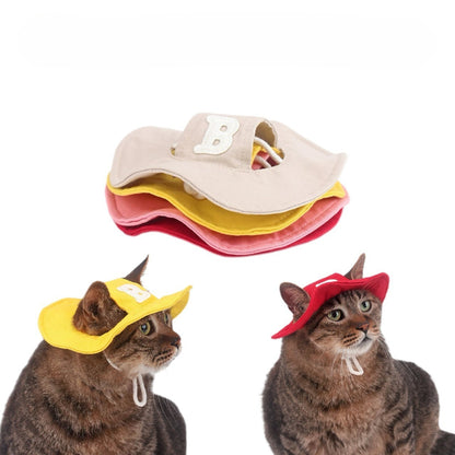Embroidered Cotton Dog Hat