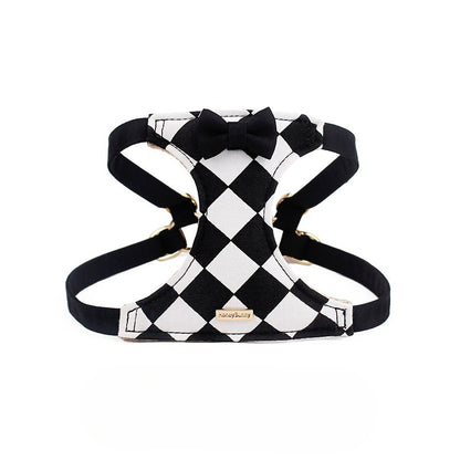 Checkered Harness & Leash Set