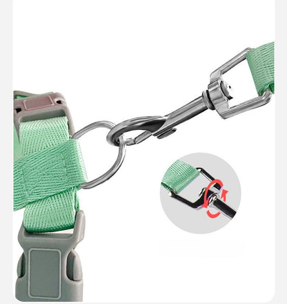 Fruit Pattern Harness, Leash & Backpack Set