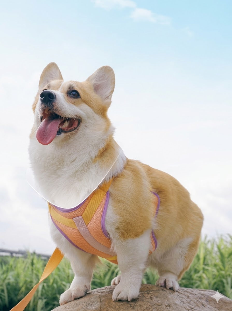Cooling Mesh Harness & Leash Set