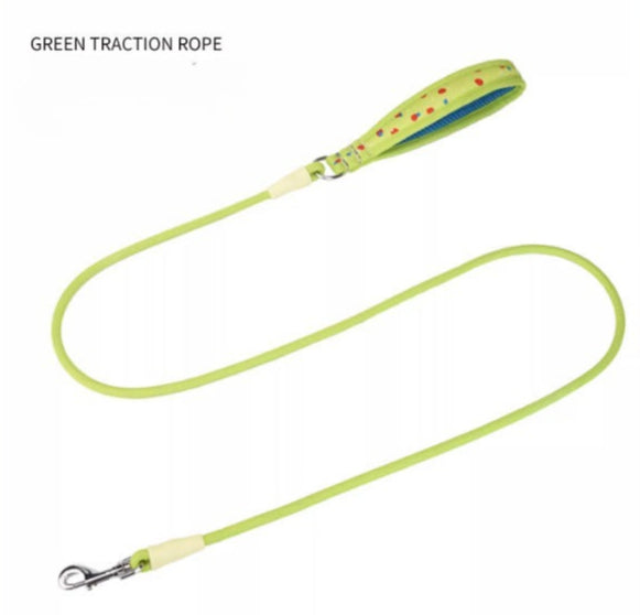 Polka Dot Rope Dog Leash
