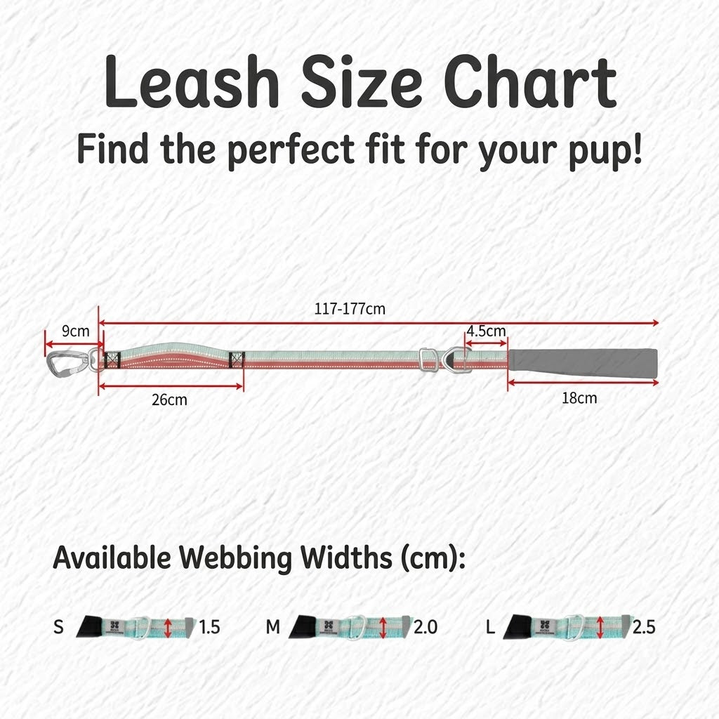 Reflective Adjustable Dog Leash