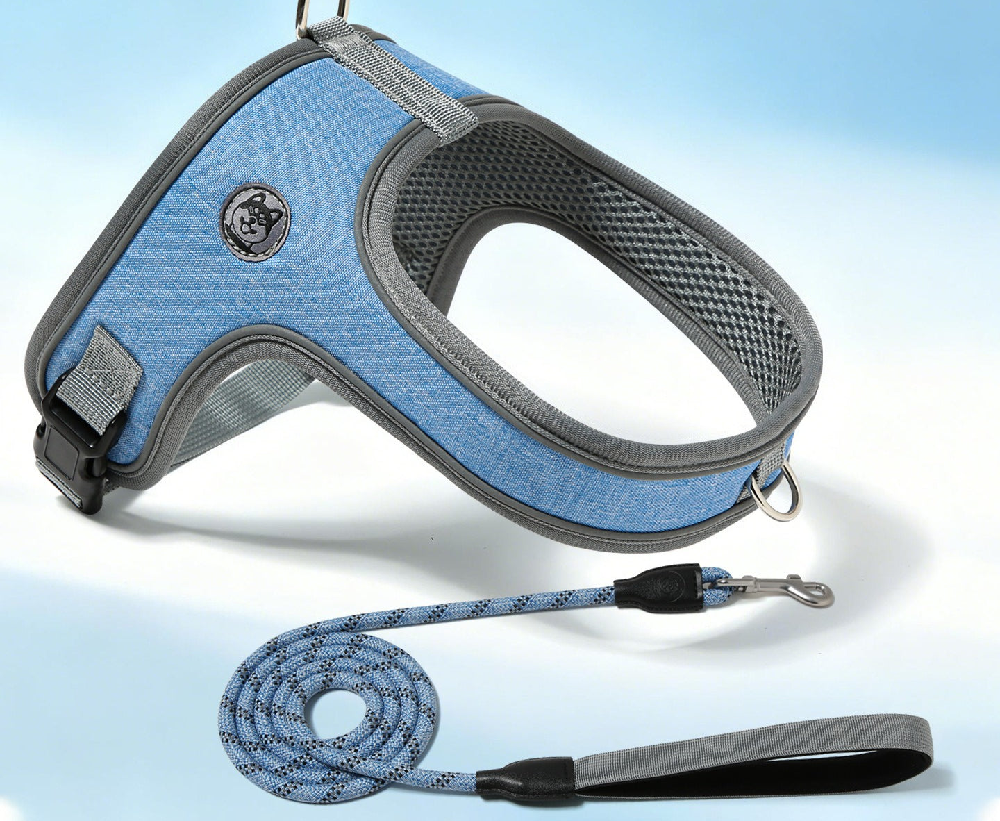 Reflective Saddle Harness & Leash Set