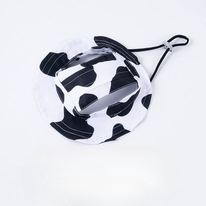 Tie-Dye Sun Protection Dog Hat