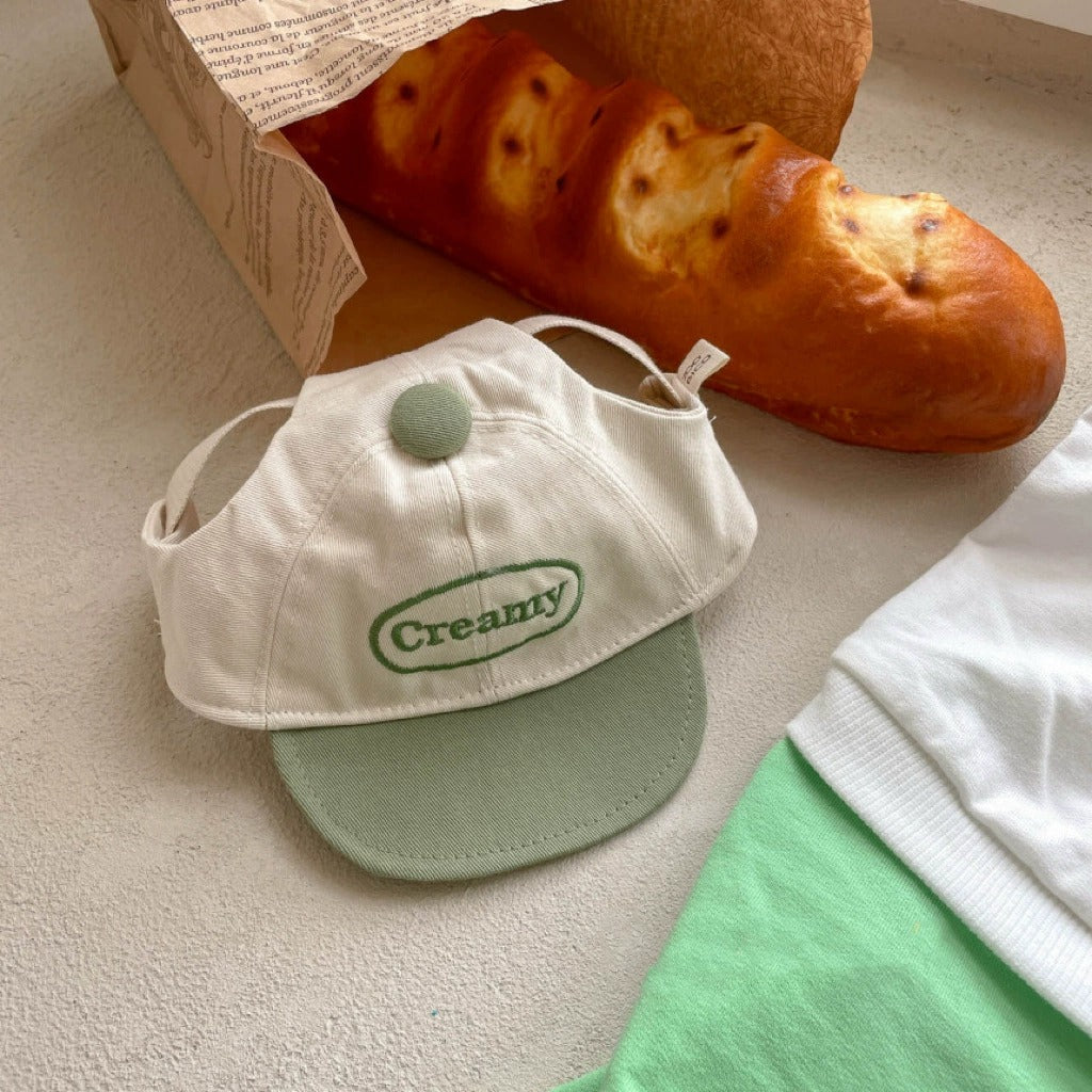 Embroidered Canvas Dog Hat
