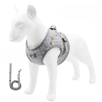 Reflective Mesh Harness & Leash Set