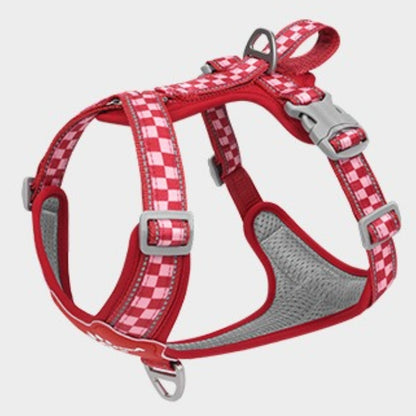 Checkerboard Reflective Dog Harness