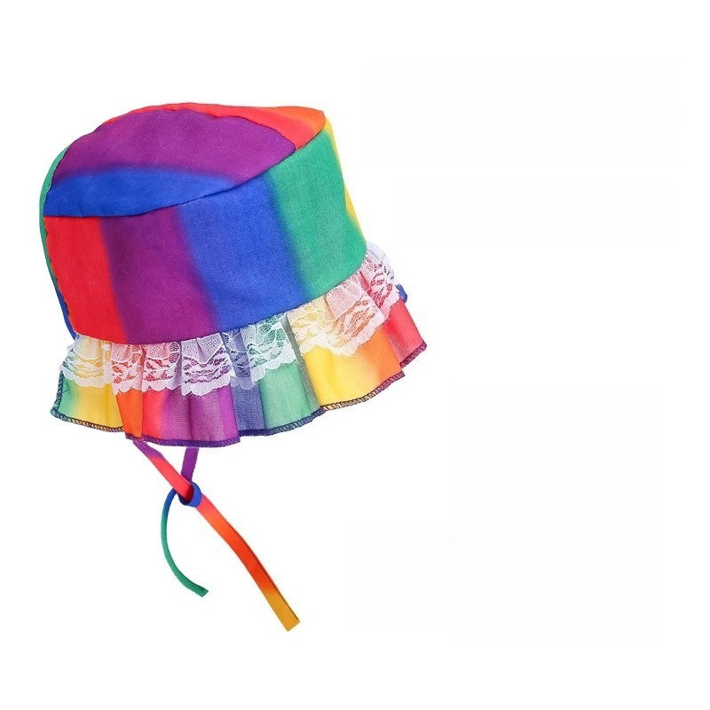 Lace Trim Dog Hat