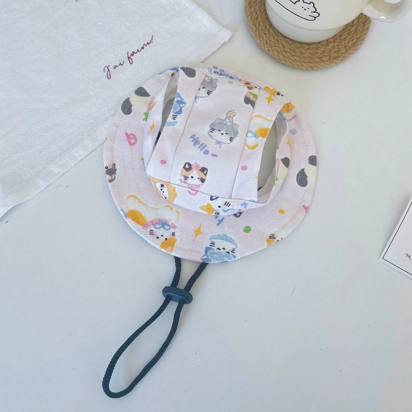 Cartoon Pattern Dog Hat