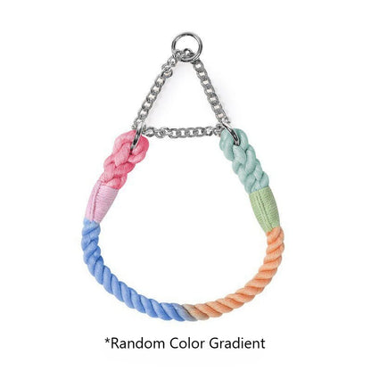 Braided Rope Collar & Leash Set