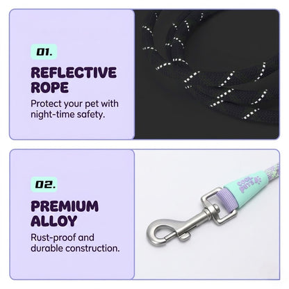 Reflective Braided Dog Leash