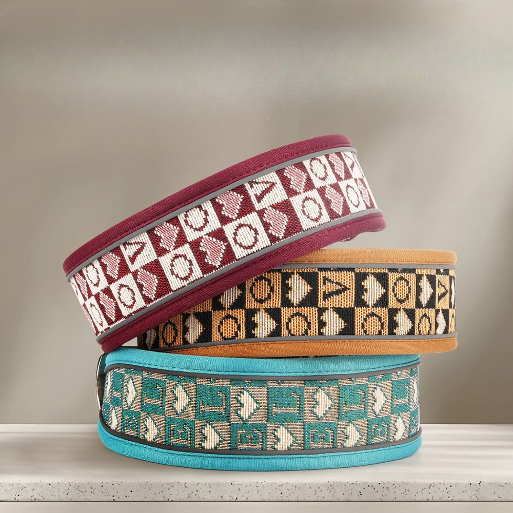 Reflective Wide Padded Dog Collar