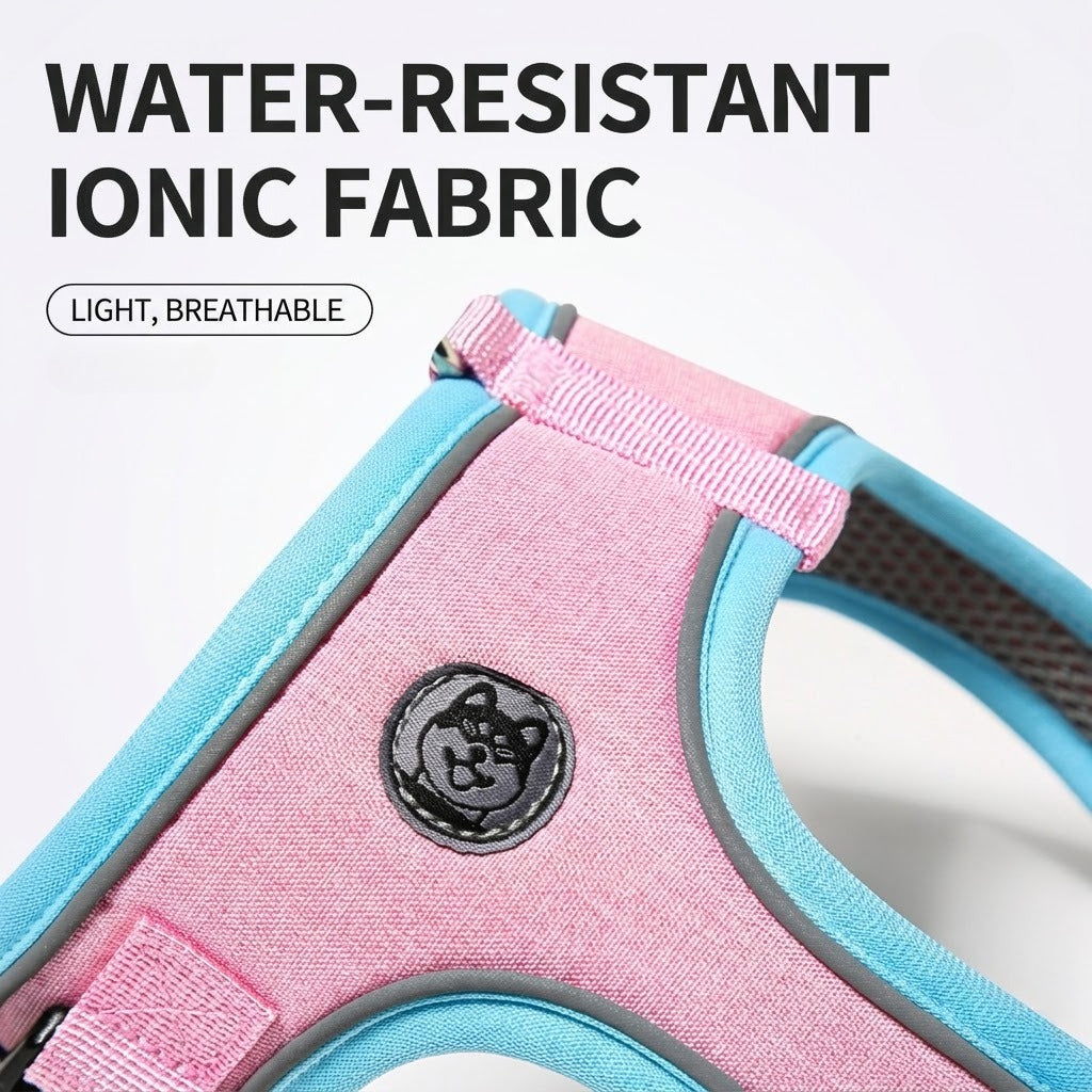 Reflective Saddle Harness & Leash Set