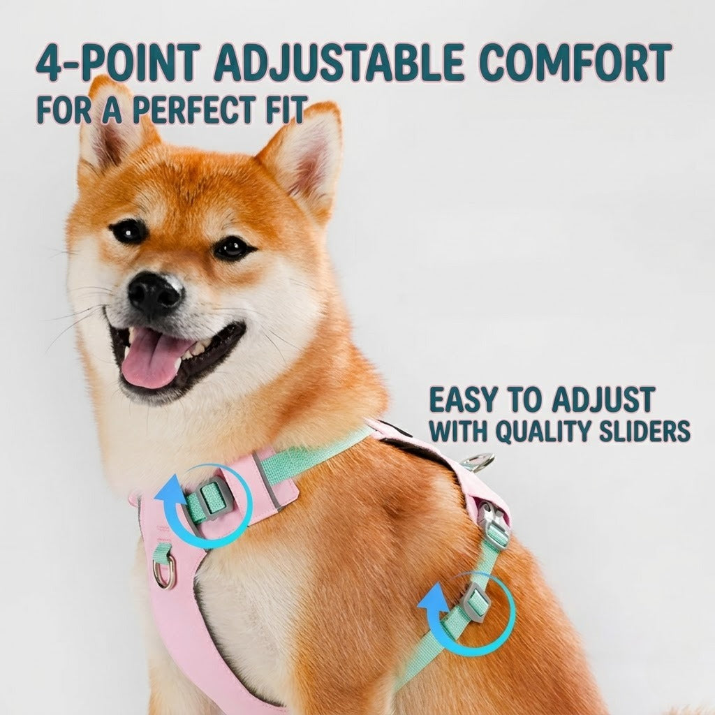 Lightweight Breathable Harness & Leash Set