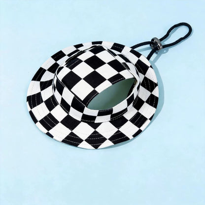 Tie-Dye Sun Protection Dog Hat