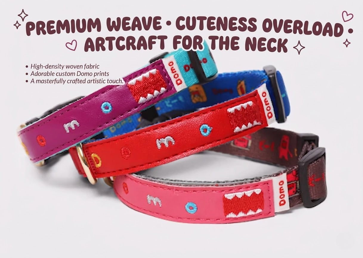 Cartoon Print Dog Collar