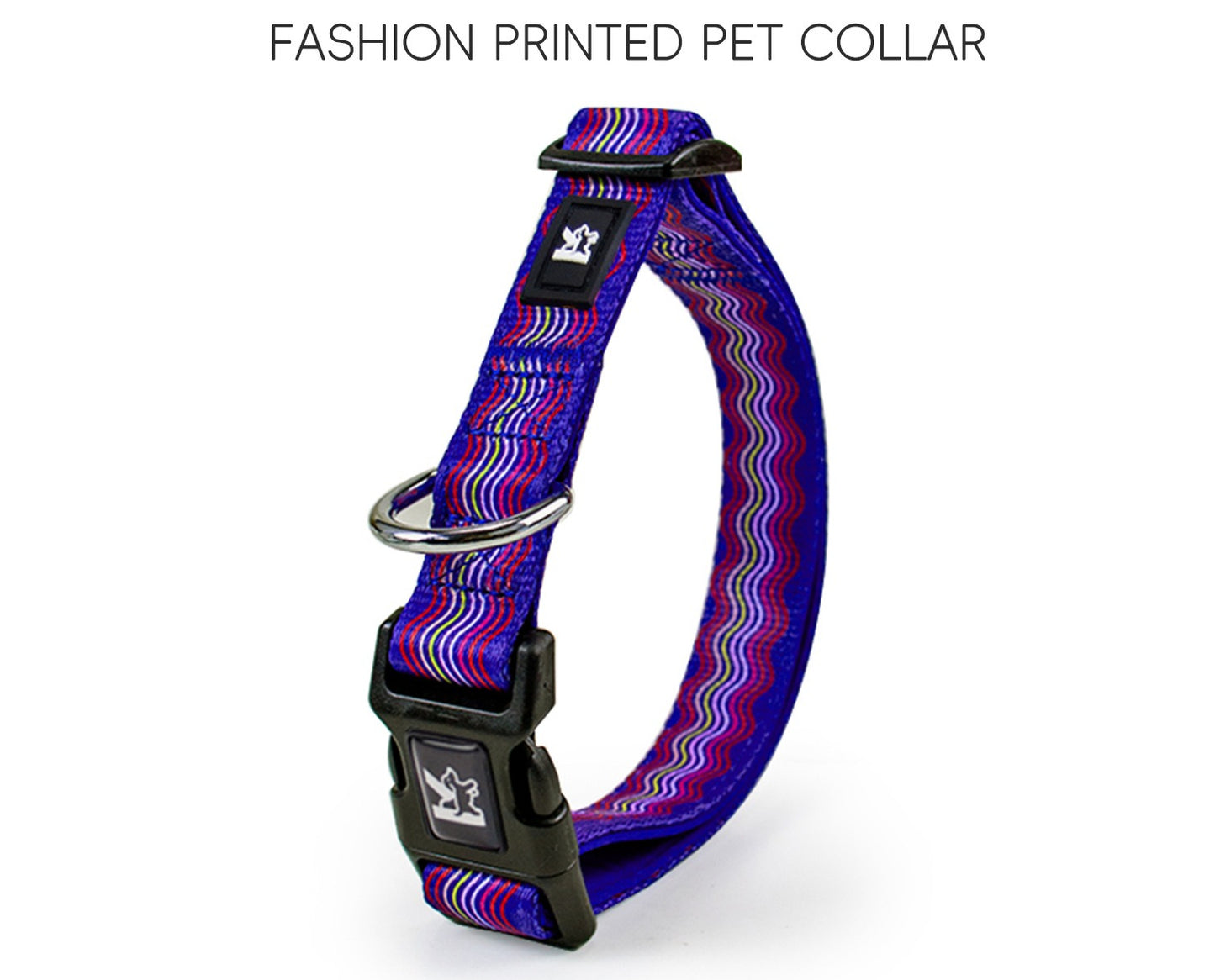 Patterned Soft Lined Dog Collar