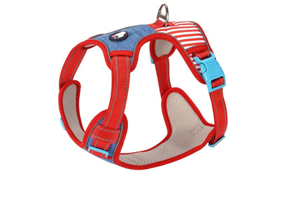 Striped Contrast Vest Dog Harness for Dogs – Pink