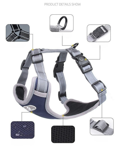 Reflective Mesh Dog Harness