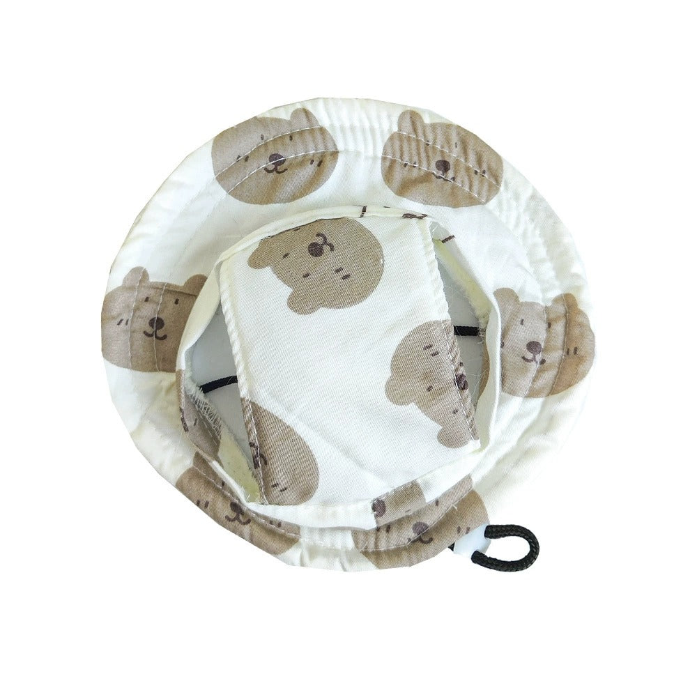 Patterned Fisherman Dog Hat