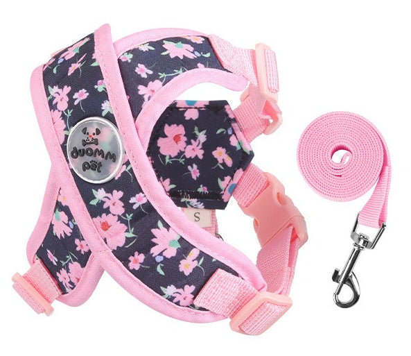 Reflective Mesh Harness & Leash Set
