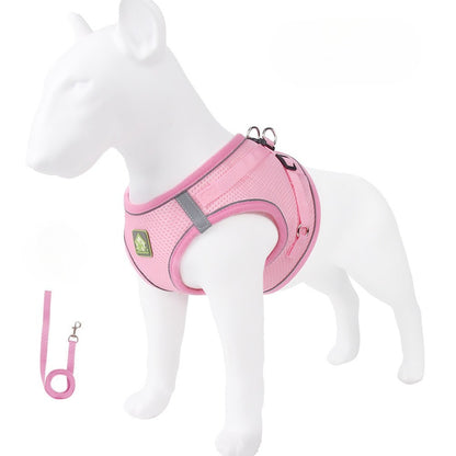 Reflective Mesh Harness & Leash Set