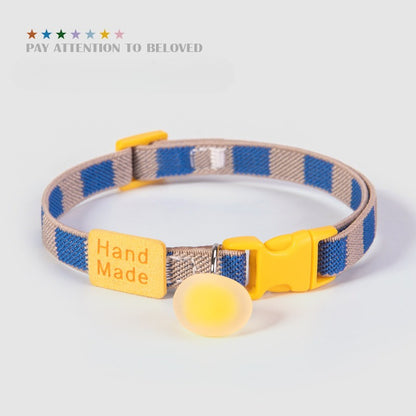 Checkered Elastic Dog Collar