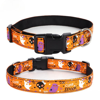 Halloween Pattern Dog Collar