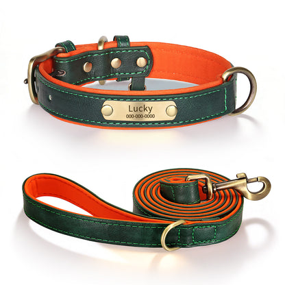Personalized Dog Collar & Leash Set