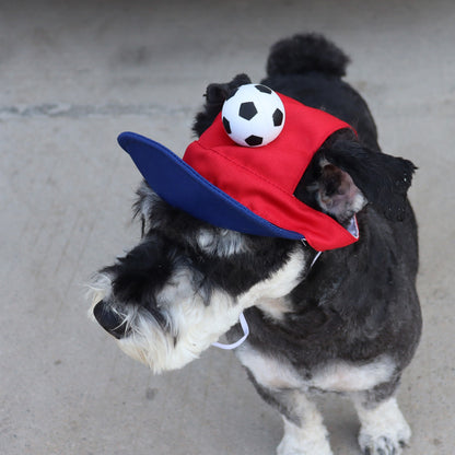 Soccer Fan Dog Hat