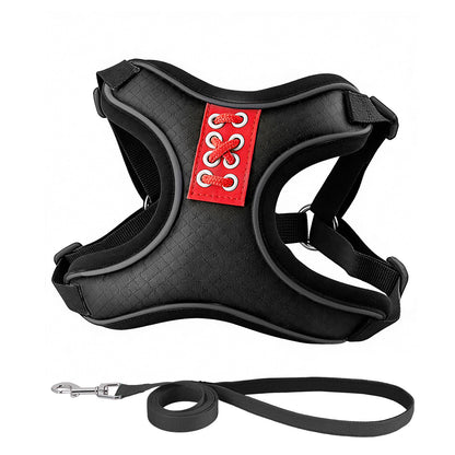 Reflective Mesh Harness & Leash Set