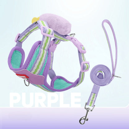 Plush Monster Harness & Leash Set