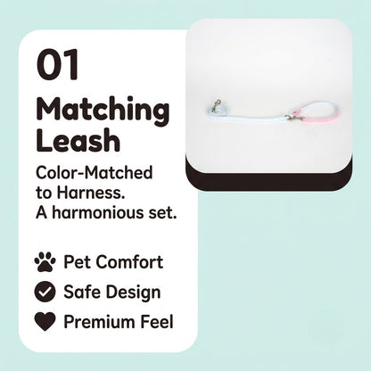 Macaron Candy Harness & Leash Set