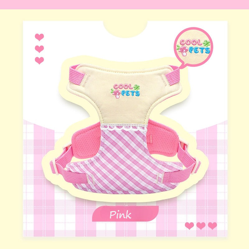 Plaid Lace Harness – Pink