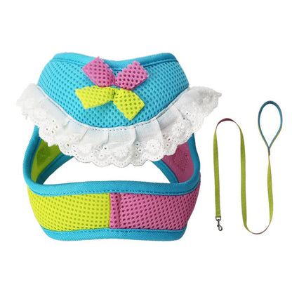 Lace Mesh Harness & Leash Set
