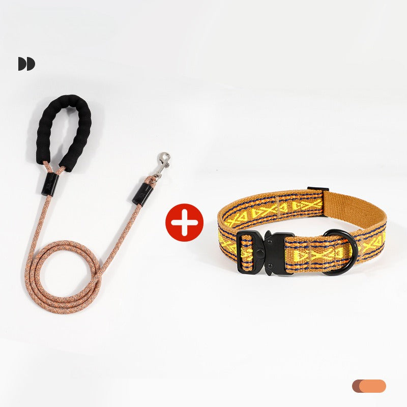 Tribal Collar & Leash Set – Multi