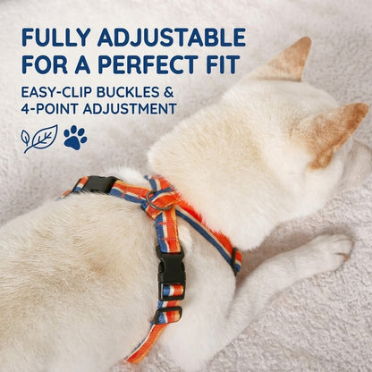 X-Shaped Breathable Harness & Leash Set