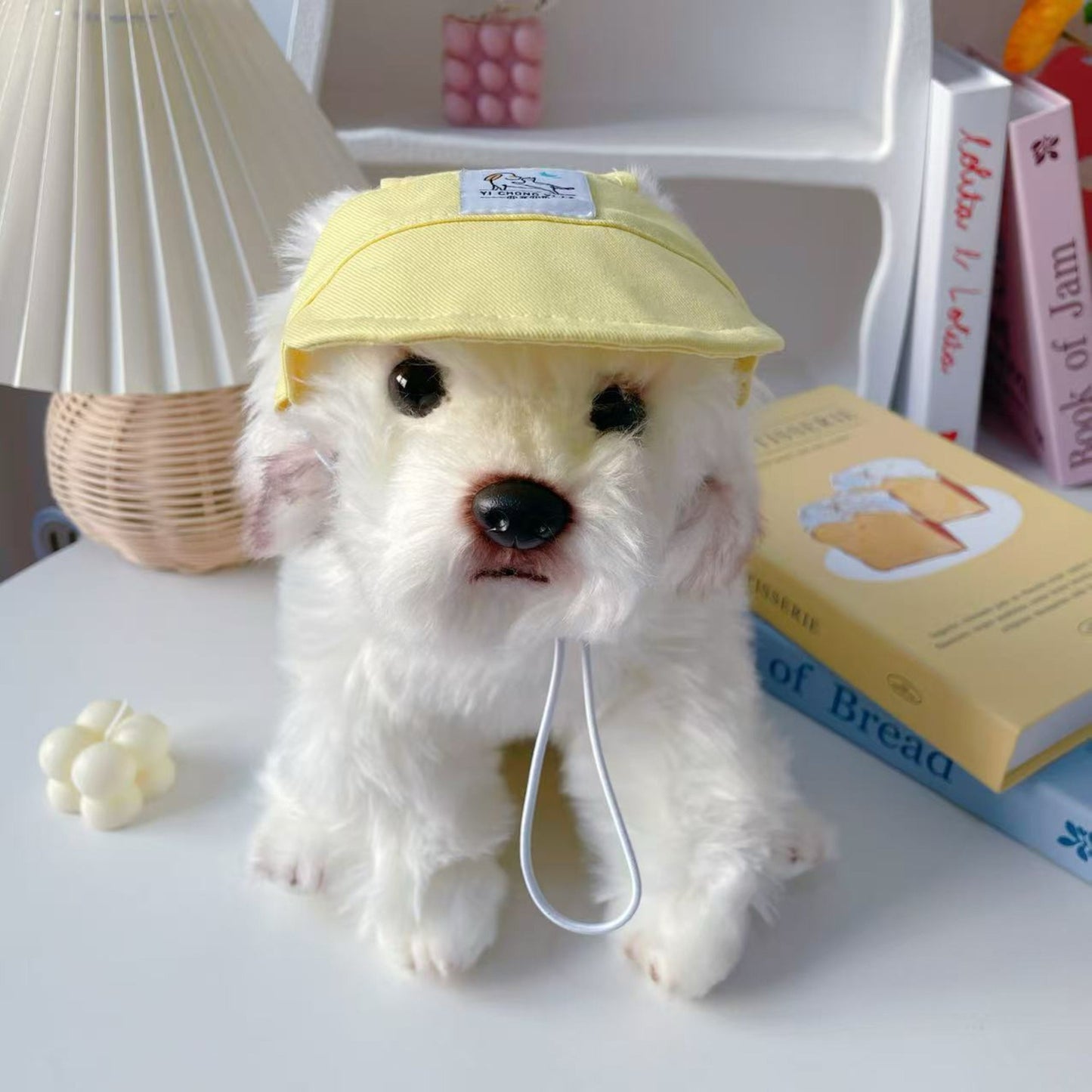 Adjustable Canvas Dog Hat