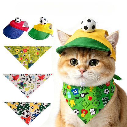 Soccer Fan Dog Hat