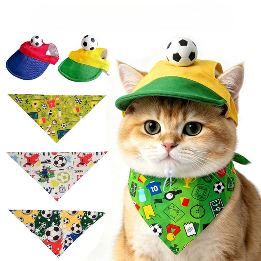 Soccer Fan Dog Hat