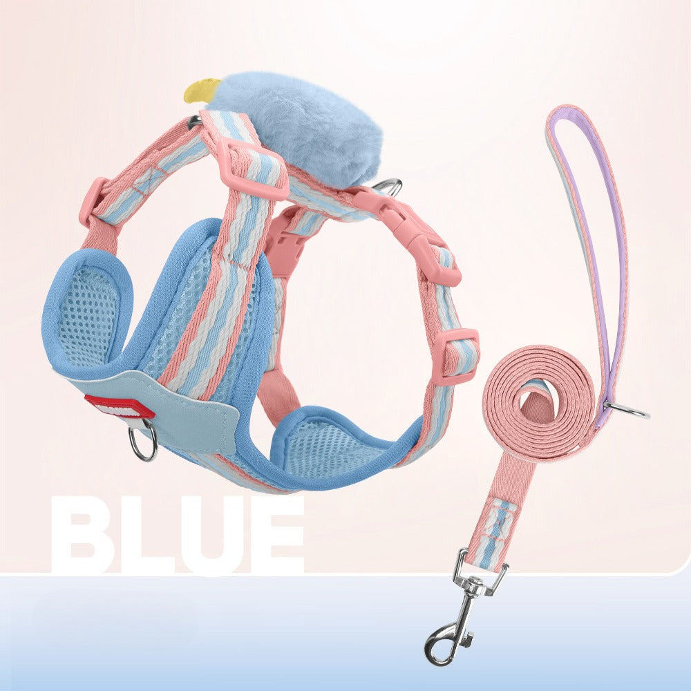 Plush Monster Harness & Leash Set