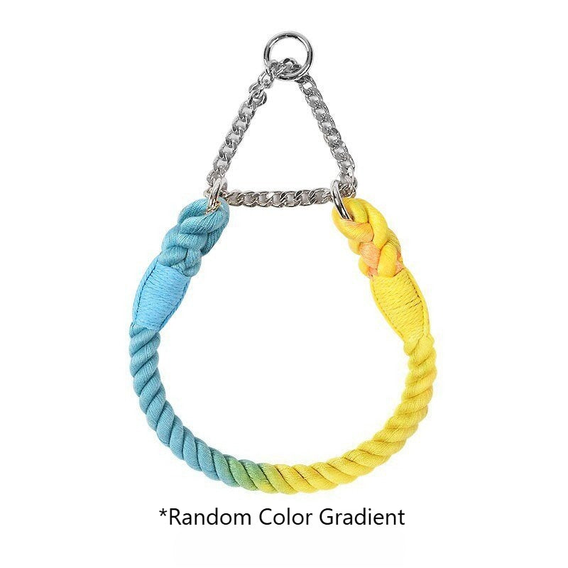 Braided Rope Collar & Leash Set