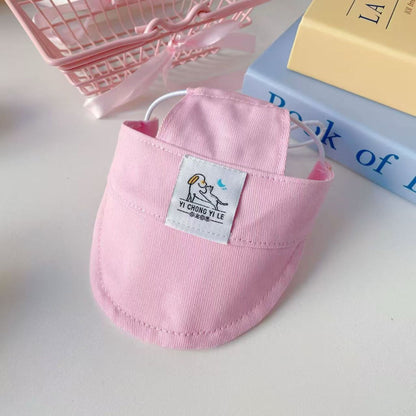 Adjustable Canvas Dog Hat