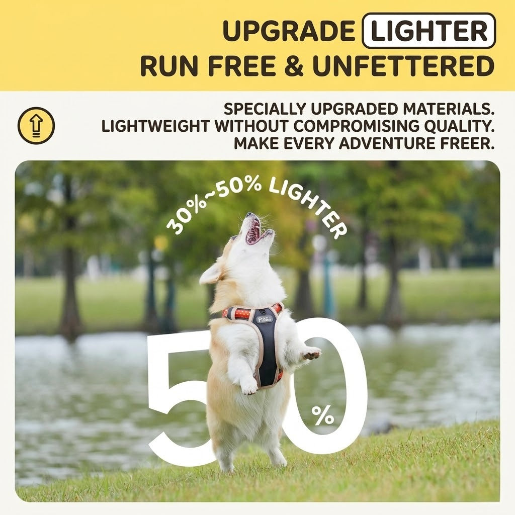 Reflective Mesh Harness & Leash Set