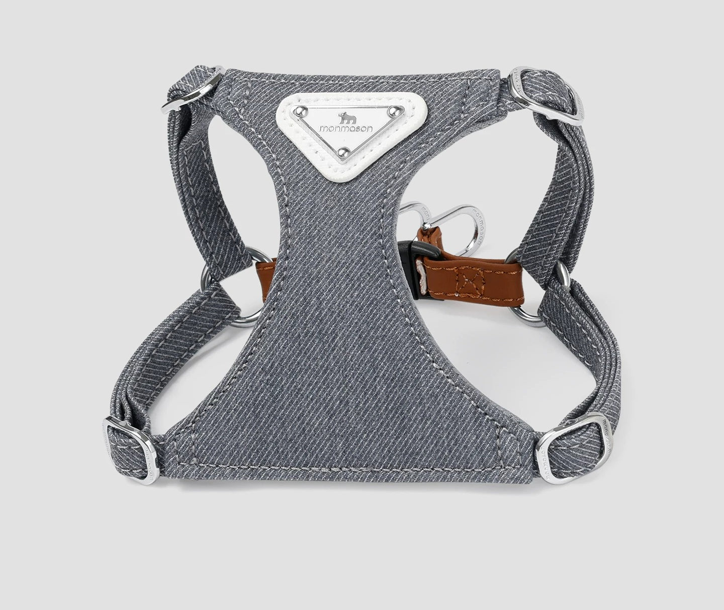 Denim Harness & Leash Set